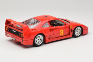 Ferrari F40 #8 Bevro International Piros 1987 Bburago 1:18 3332-P3 Fém – 3. kép a 8-ből
