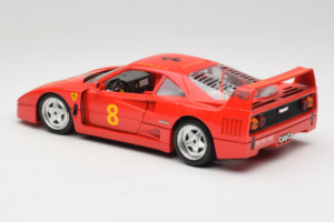 Ferrari F40 #8 Bevro International Piros 1987 Bburago 1:18 3332-P3 Fém – 7. kép a 8-ből