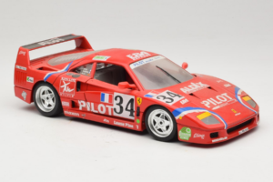 Ferrari F40 LM Pilot #34 Ferte / Thavenin / Palau 24 Hours of Le Mans 1995 Piros Bburago 1:18 3032-P3 Fém – 6. kép a 8-ből