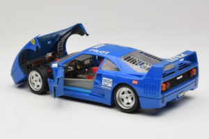 Ferrari F40 Pilot #56 Kék Bburago 1:18 3332-BL1 Fém – 5. kép a 8-ből
