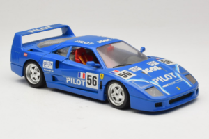 Ferrari F40 Pilot #56 Kék Bburago 1:18 3332-BL1 Fém – 6. kép a 8-ből