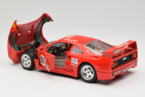 Ferrari F40 #56 Pilot Piros 1987 Bburago 1:18 3332-P2 Fém – 5. kép a 8-ből