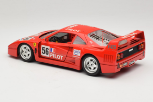 Ferrari F40 #56 Pilot Piros 1987 Bburago 1:18 3332-P2 Fém – 7. kép a 8-ből