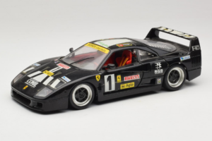 Ferrari F40 Pirelli Agip #1 Fekete Bburago 1:18 3332-B1 Fém