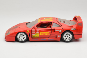 Ferrari F40 Pirelli BBS Piros Bburago 1:18 3032-P4 Fém – 4. kép a 8-ből