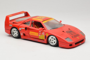 Ferrari F40 Pirelli BBS Piros Bburago 1:18 3032-P4 Fém – 6. kép a 8-ből