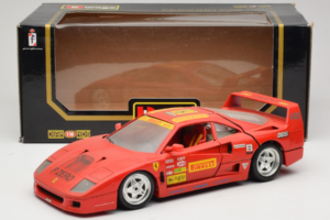 Ferrari F40 Pirelli BBS Piros Bburago 1:18 3032-P4 Fém – 8. kép a 8-ből
