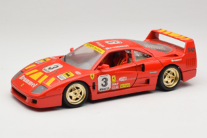 Ferrari F40 #3 Pirelli Piros 1987 Bburago 1:18 3332-P4 Fém