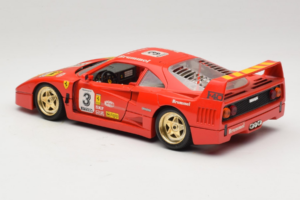 Ferrari F40 #3 Pirelli Piros 1987 Bburago 1:18 3332-P4 Fém – 7. kép a 8-ből