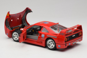 Ferrari F40 PPG Auto Refinish Piros Bburago 1:18 3332-P1 Fém – 5. kép a 8-ből