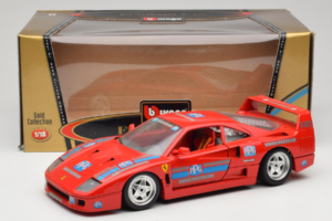 Ferrari F40 PPG Auto Refinish Piros Bburago 1:18 3332-P1 Fém – 8. kép a 8-ből