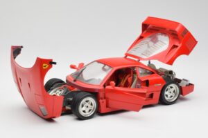 Ferrari F40 Piros Bburago 1:18 3032 Fém – 2. kép a 8-ből