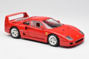 Ferrari F40 Piros Hot Wheels 1:18 23911 Fém – 6. kép a 8-ből