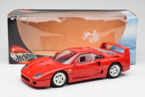 Ferrari F40 Piros Hot Wheels 1:18 23911 Fém – 8. kép a 8-ből