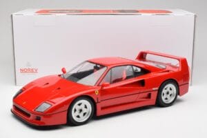 Ferrari F40 Piros Norev 1:12 127900 Fém – 6. kép a 6-ből