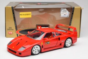 Ferrari F40 Piros Bburago 1:18 3332 Fém – 8. kép a 8-ből