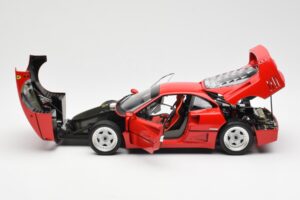 Ferrari F40 Piros Kyosho 1:18 08416R2 Fém – 5. kép a 10-ből