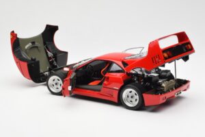 Ferrari F40 Piros Kyosho 1:18 08416R2 Fém – 7. kép a 10-ből