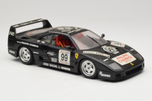 Ferrari F40 Seco #99 Lesseps / Charriol / Balandras Fekete Bburago 1:18 3032-B3 Fém – 6. kép a 8-ből