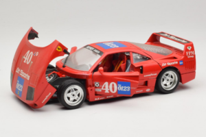 Ferrari F40 #40 the0123 Piros 1987 Bburago 1:18 3332-P5 Fém – 2. kép a 8-ből