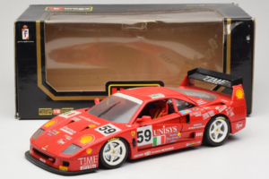 Ferrari F40 LM Unisys #59 Ota / P. Nappi / R. Donovan 24 Hours of Le Mans 1996 Bburago 1:18 3032-U1 Fém – 8. kép a 8-ből