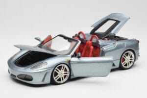 Ferrari F430 Spider Blue Metallic Hot Wheels 1:18 H3074 Fém – 2. kép a 8-ből