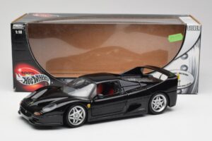 Ferrari F50 Fekete Hot Wheels 1:18 23910 Fém – 8. kép a 8-ből