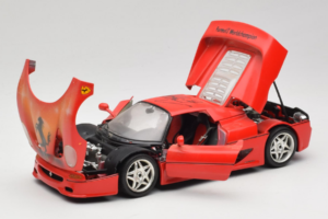 Ferrari F50 Braccio & Gotz M. Schumacher Aláírás Kiadás Bburago 1:18 MS Fém – 2. kép a 8-ből