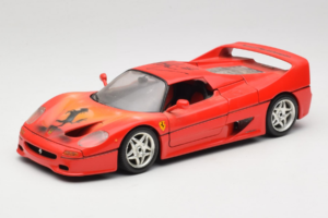 Ferrari F50 Braccio & Gotz M. Schumacher Aláírás Kiadás Bburago 1:18 MS Fém