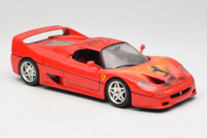 Ferrari F50 Braccio & Gotz M. Schumacher Aláírás Kiadás Bburago 1:18 MS Fém – 6. kép a 8-ből