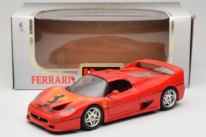 Ferrari F50 Braccio & Gotz M. Schumacher Aláírás Kiadás Bburago 1:18 MS Fém – 8. kép a 8-ből
