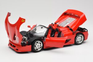 Ferrari F50 Kabrió Piros Bburago 1:18 3352 Fém – 2. kép a 8-ből