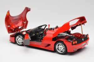 Ferrari F50 Kabrió Piros Bburago 1:18 3352 Fém – 5. kép a 8-ből