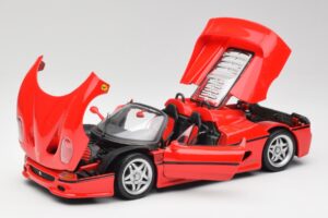 Ferrari F50 Kabrió Piros Maisto 1:18 50246 Fém – 2. kép a 8-ből