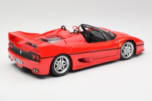 Ferrari F50 Kabrió Piros Maisto 1:18 50246 Fém – 3. kép a 8-ből