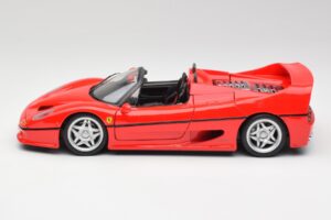 Ferrari F50 Kabrió Piros Maisto 1:18 50246 Fém – 4. kép a 8-ből