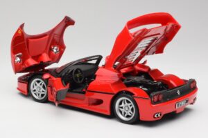 Ferrari F50 Kabrió Piros Maisto 1:18 50246 Fém – 5. kép a 8-ből