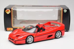 Ferrari F50 Kabrió Piros Maisto 1:18 50246 Fém – 8. kép a 8-ből