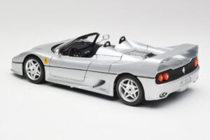 Ferrari F50 Kabrió Ezüst Bburago 1:18 3372 Fém – 7. kép a 8-ből