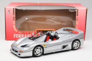 Ferrari F50 Kabrió Ezüst Bburago 1:18 3372 Fém – 8. kép a 8-ből