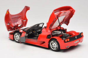 Ferrari F50 Kabrió Piros Bburago 1:18 3372-P1 Fém – 5. kép a 8-ből