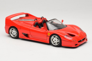 Ferrari F50 Kabrió Piros Bburago 1:18 3372-P1 Fém – 6. kép a 8-ből