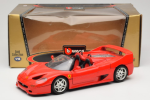 Ferrari F50 Kabrió Piros Bburago 1:18 3372-P1 Fém – 8. kép a 8-ből