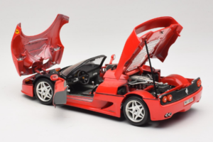 Ferrari F50 Kabrió 50 Jahre Ferrari 24 Jahre Bburago FMC Piros Bburago 1:18 3352-P1 Fém – 5. kép a 8-ből