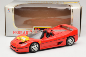 Ferrari F50 Kabrió 50 Jahre Ferrari 24 Jahre Bburago FMC Piros Bburago 1:18 3352-P1 Fém – 8. kép a 8-ből