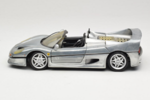 Ferrari F50 Kabrió Chrome Silver Limitált Kiadás Hot Wheels 1:18 25741 Fém – 4. kép a 8-ből