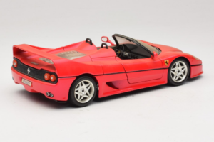 Ferrari F50 Kabrió Monza Red Standox Bburago 1:18 ST01 Fém – 3. kép a 8-ből