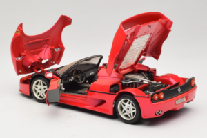 Ferrari F50 Kabrió Monza Red Standox Bburago 1:18 ST01 Fém – 5. kép a 8-ből