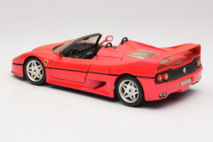 Ferrari F50 Kabrió Monza Red Standox Bburago 1:18 ST01 Fém – 7. kép a 8-ből