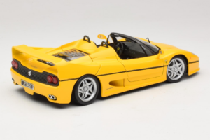 Ferrari F50 Kabrió Shell Sárga Maisto 1:18 3076-Y2 Fém – 3. kép a 8-ből